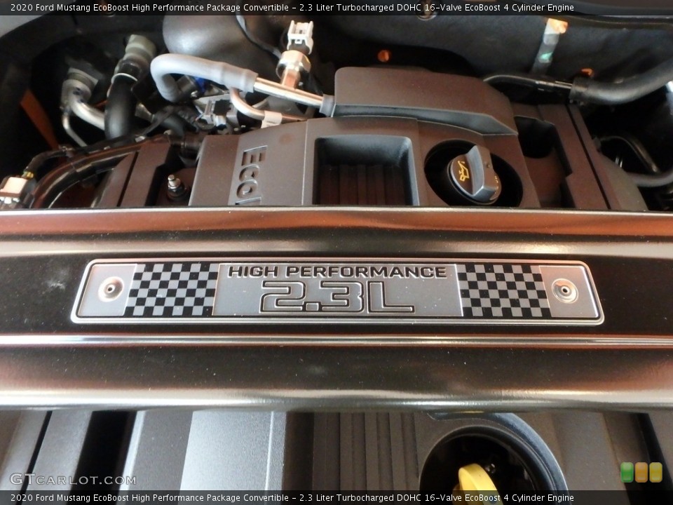 2.3 Liter Turbocharged DOHC 16-Valve EcoBoost 4 Cylinder Engine for the 2020 Ford Mustang #135700290