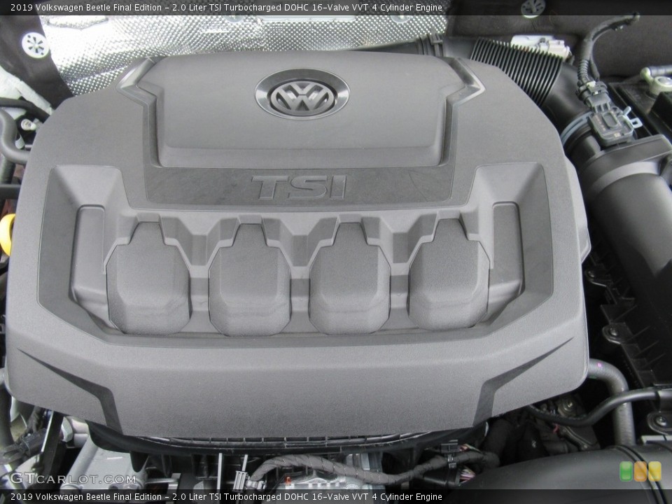 2.0 Liter TSI Turbocharged DOHC 16-Valve VVT 4 Cylinder 2019 Volkswagen Beetle Engine