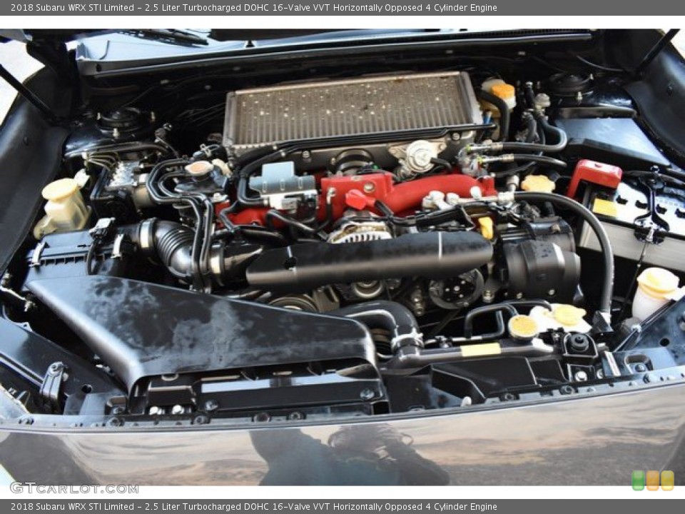 2.5 Liter Turbocharged DOHC 16-Valve VVT Horizontally Opposed 4 Cylinder Engine for the 2018 Subaru WRX #135735329
