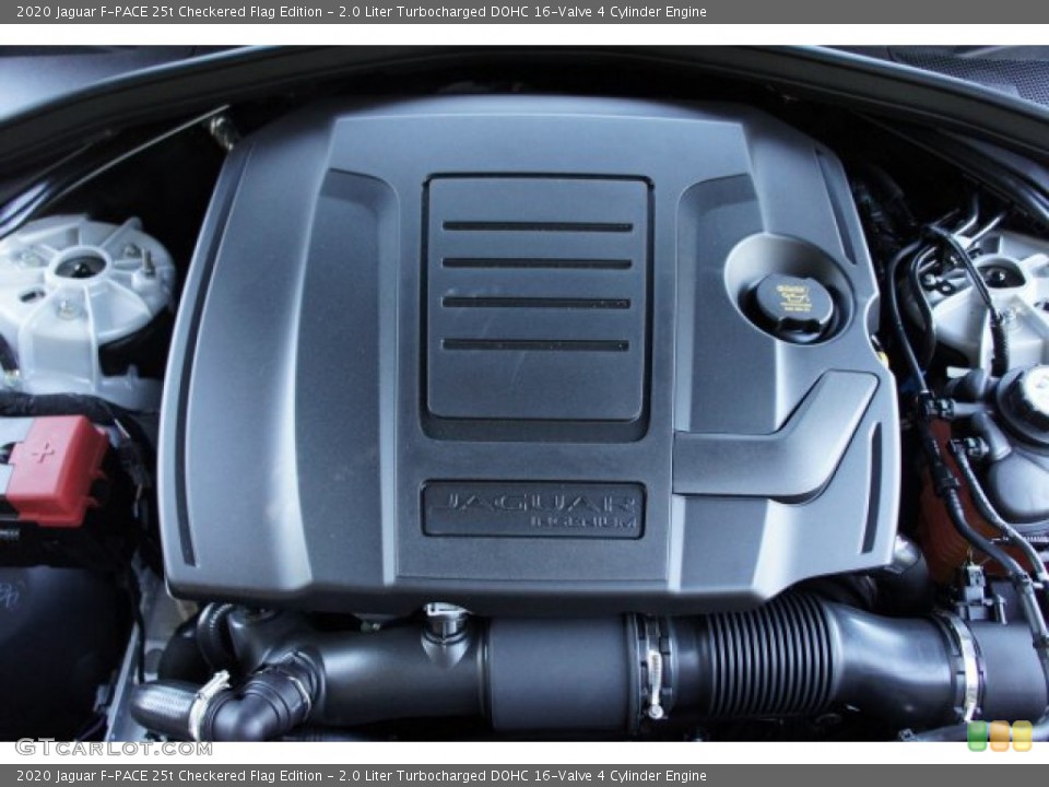 2.0 Liter Turbocharged DOHC 16-Valve 4 Cylinder 2020 Jaguar F-PACE Engine