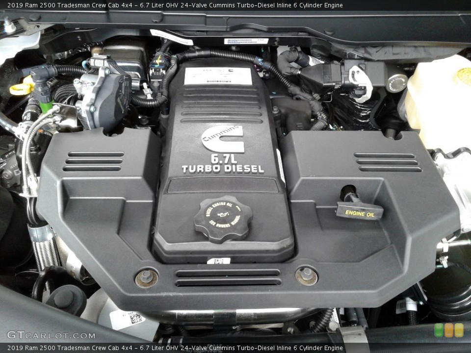 6.7 Liter OHV 24-Valve Cummins Turbo-Diesel Inline 6 Cylinder Engine for the 2019 Ram 2500 #135739373