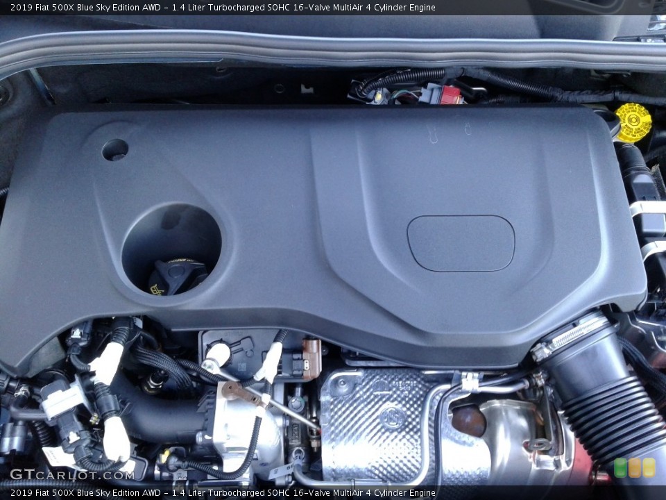 1.4 Liter Turbocharged SOHC 16-Valve MultiAir 4 Cylinder 2019 Fiat 500X Engine