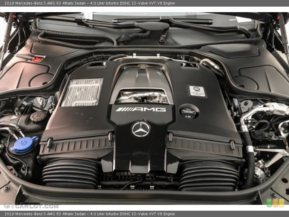4.0 Liter biturbo DOHC 32-Valve VVT V8 Engine for the 2019 Mercedes-Benz S #135825574