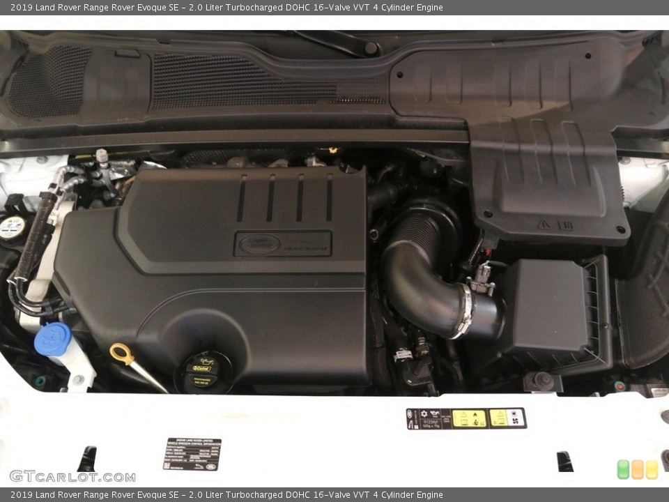 2.0 Liter Turbocharged DOHC 16-Valve VVT 4 Cylinder 2019 Land Rover Range Rover Evoque Engine