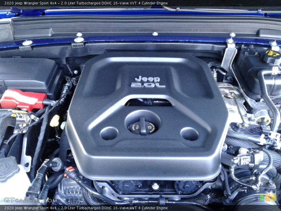 2.0 Liter Turbocharged DOHC 16-Valve VVT 4 Cylinder 2020 Jeep Wrangler Engine