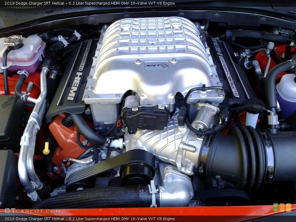 6.2 Liter Supercharged HEMI OHV 16-Valve VVT V8 Engine for the 2019 Dodge Charger #135984146