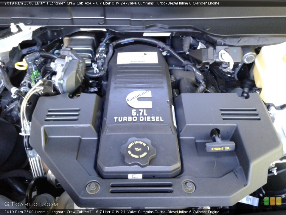 6.7 Liter OHV 24-Valve Cummins Turbo-Diesel Inline 6 Cylinder Engine for the 2019 Ram 2500 #135987977