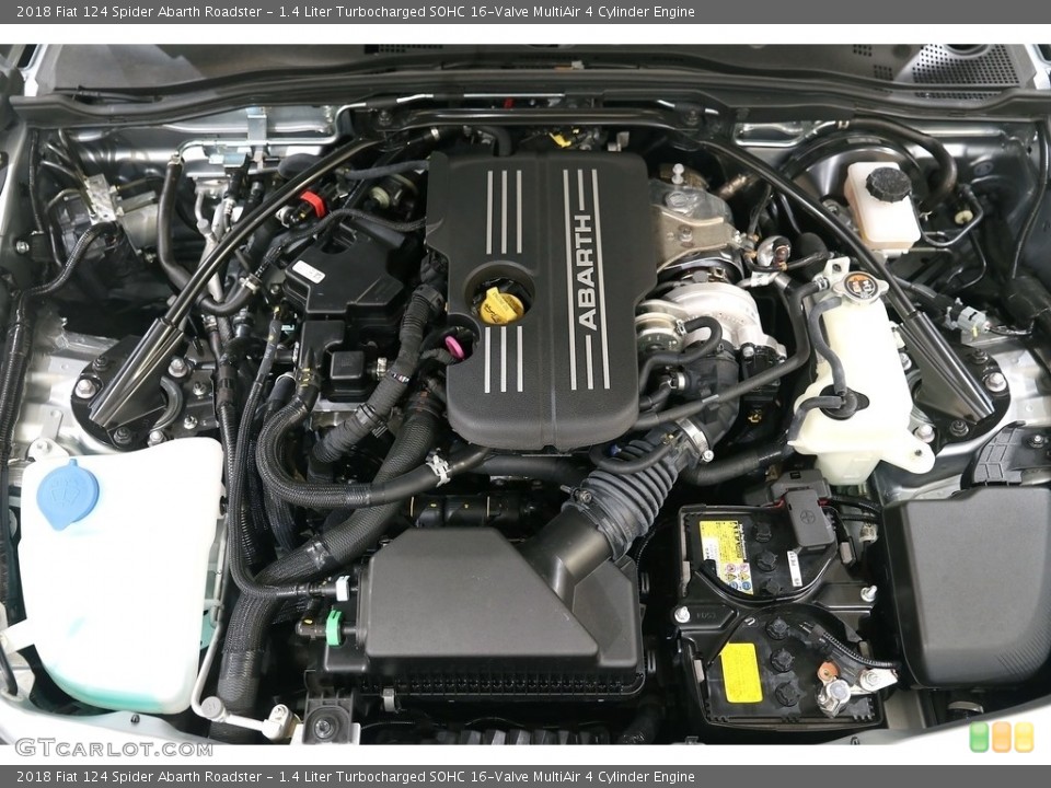 1.4 Liter Turbocharged SOHC 16-Valve MultiAir 4 Cylinder 2018 Fiat 124 Spider Engine