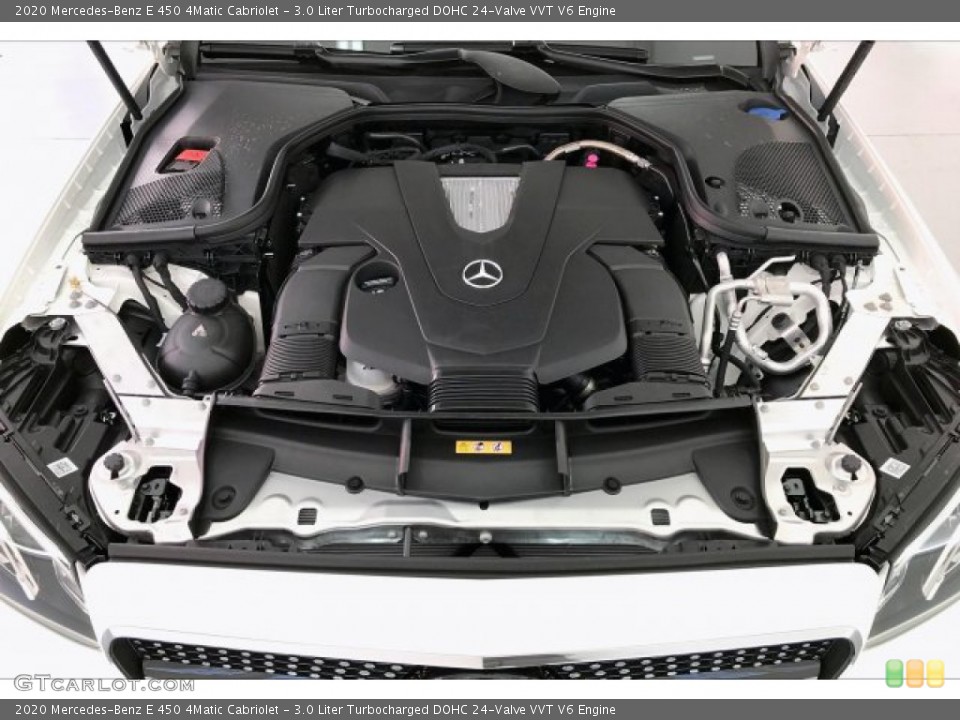 3.0 Liter Turbocharged DOHC 24-Valve VVT V6 2020 Mercedes-Benz E Engine