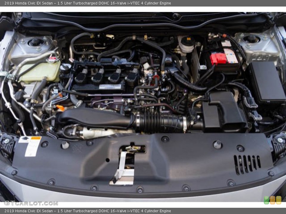 1.5 Liter Turbocharged DOHC 16-Valve i-VTEC 4 Cylinder Engine for the 2019 Honda Civic #136012696