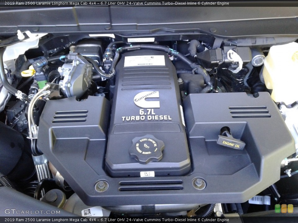 6.7 Liter OHV 24-Valve Cummins Turbo-Diesel Inline 6 Cylinder Engine for the 2019 Ram 2500 #136017916