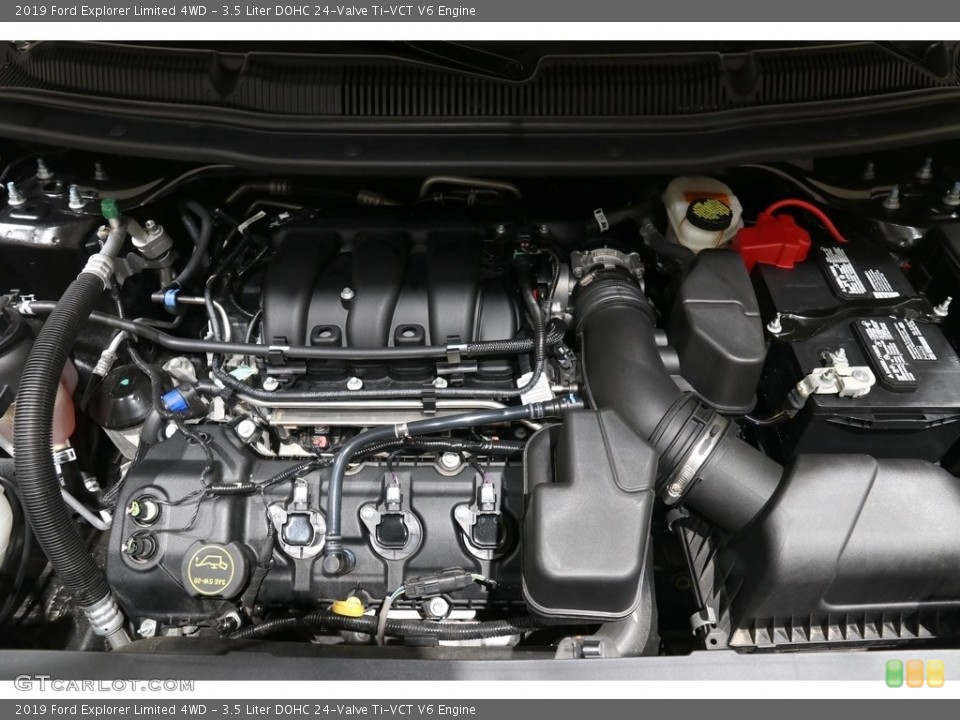 3.5 Liter DOHC 24-Valve Ti-VCT V6 2019 Ford Explorer Engine
