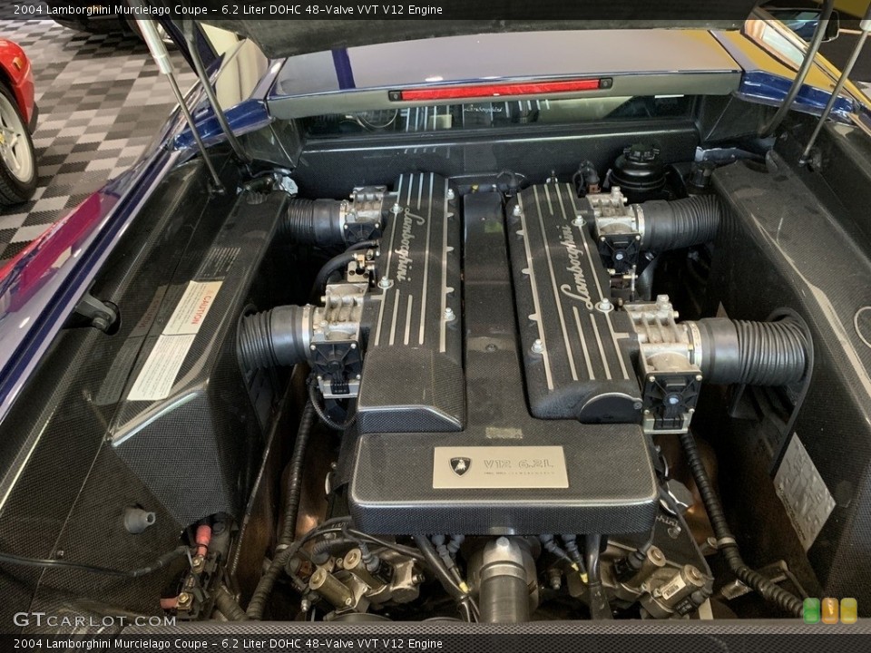 6.2 Liter DOHC 48-Valve VVT V12 2004 Lamborghini Murcielago Engine