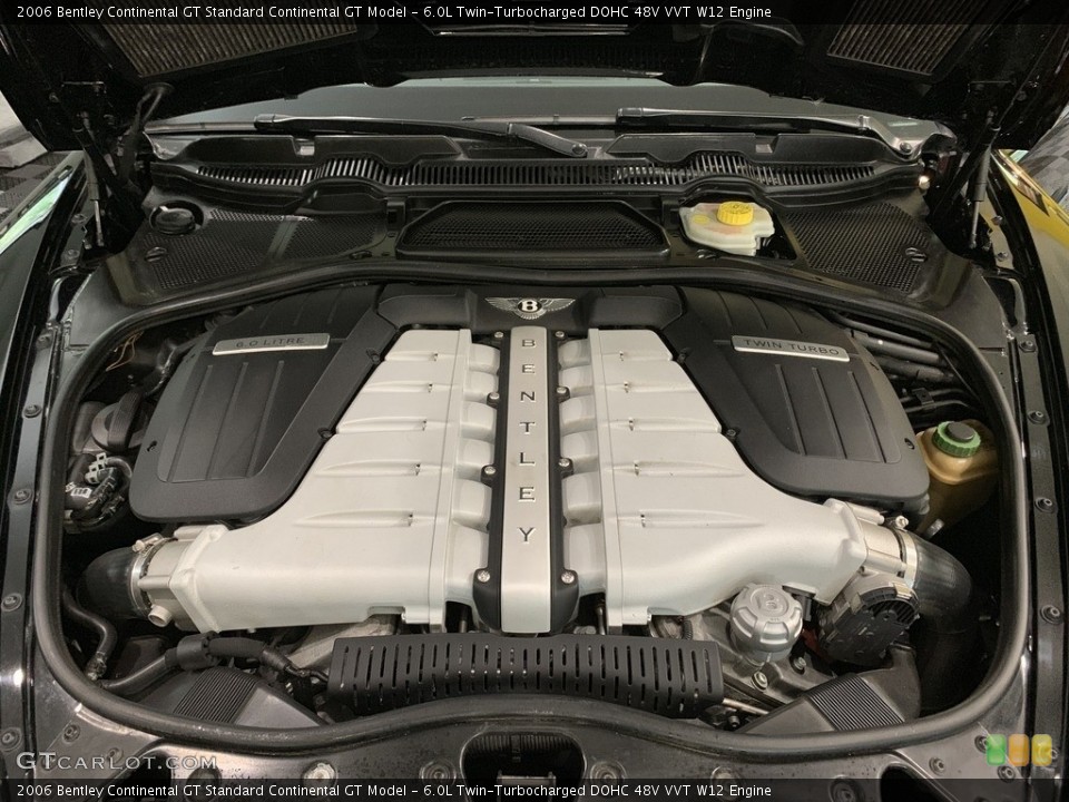 6.0L Twin-Turbocharged DOHC 48V VVT W12 Engine for the 2006 Bentley Continental GT #136070850