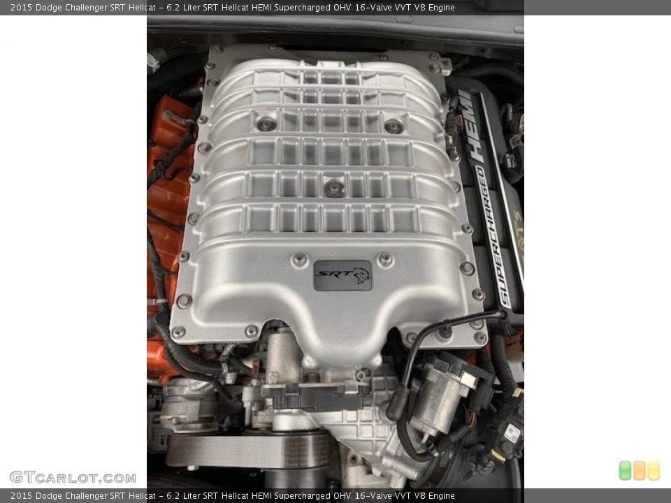 6.2 Liter SRT Hellcat HEMI Supercharged OHV 16-Valve VVT V8 Engine for the 2015 Dodge Challenger #136121177