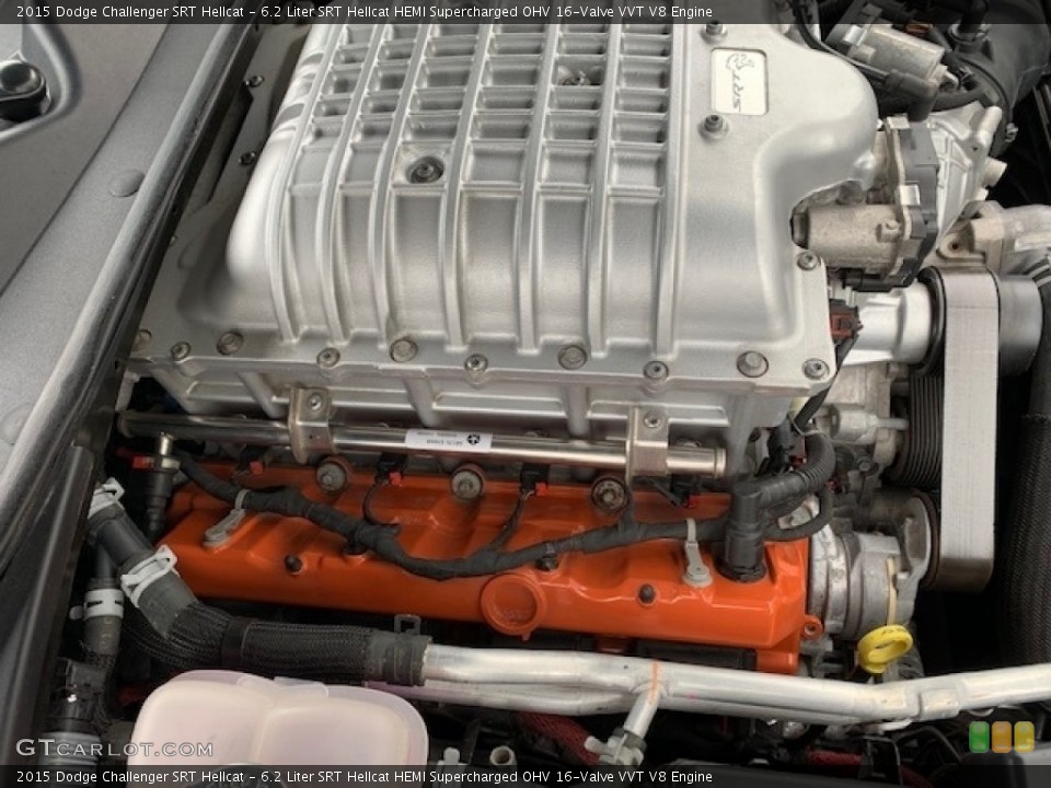 6.2 Liter SRT Hellcat HEMI Supercharged OHV 16-Valve VVT V8 Engine for the 2015 Dodge Challenger #136121615