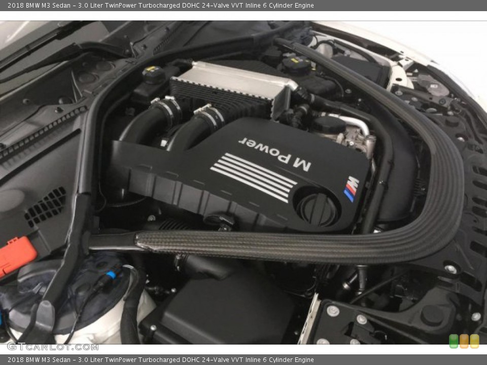 3.0 Liter TwinPower Turbocharged DOHC 24-Valve VVT Inline 6 Cylinder Engine for the 2018 BMW M3 #136146477