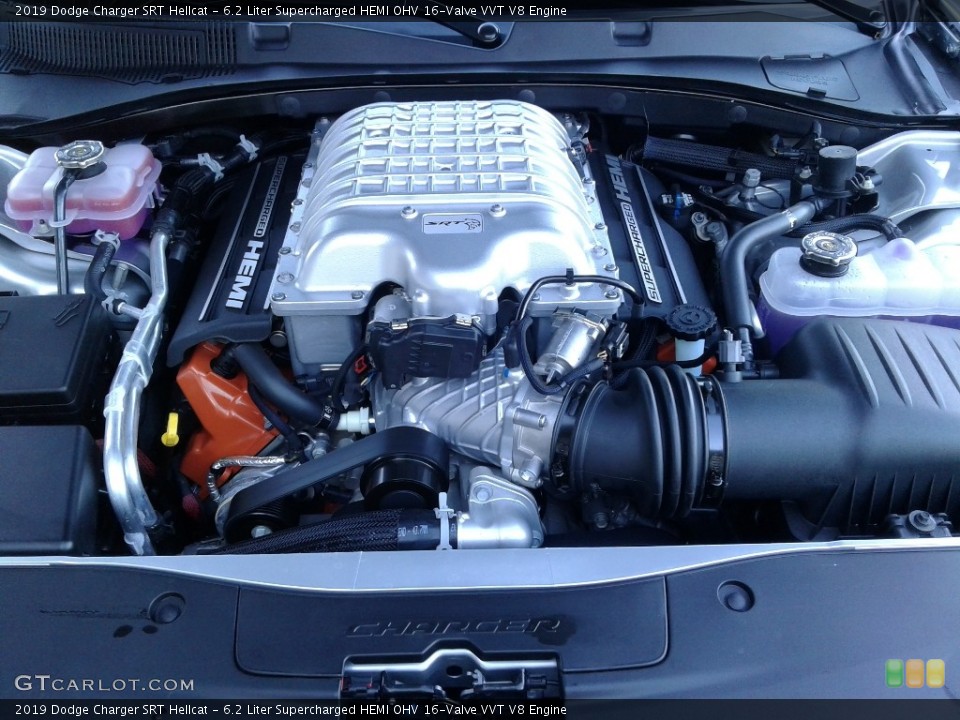 6.2 Liter Supercharged HEMI OHV 16-Valve VVT V8 Engine for the 2019 Dodge Charger #136151424