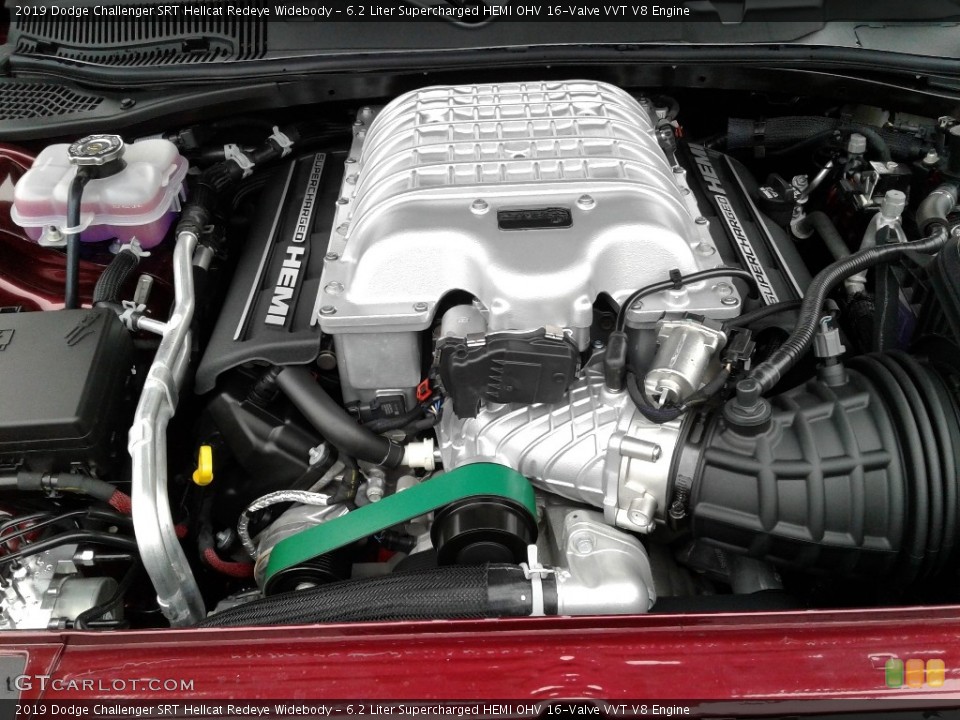 6.2 Liter Supercharged HEMI OHV 16-Valve VVT V8 Engine for the 2019 Dodge Challenger #136240061