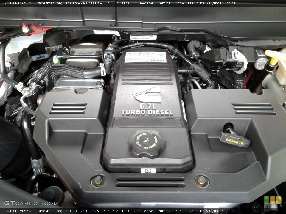 6.7 L6.7 Liter OHV 24-Valve Cummins Turbo-Diesel Inline 6 Cylinder Engine for the 2019 Ram 5500 #136285145