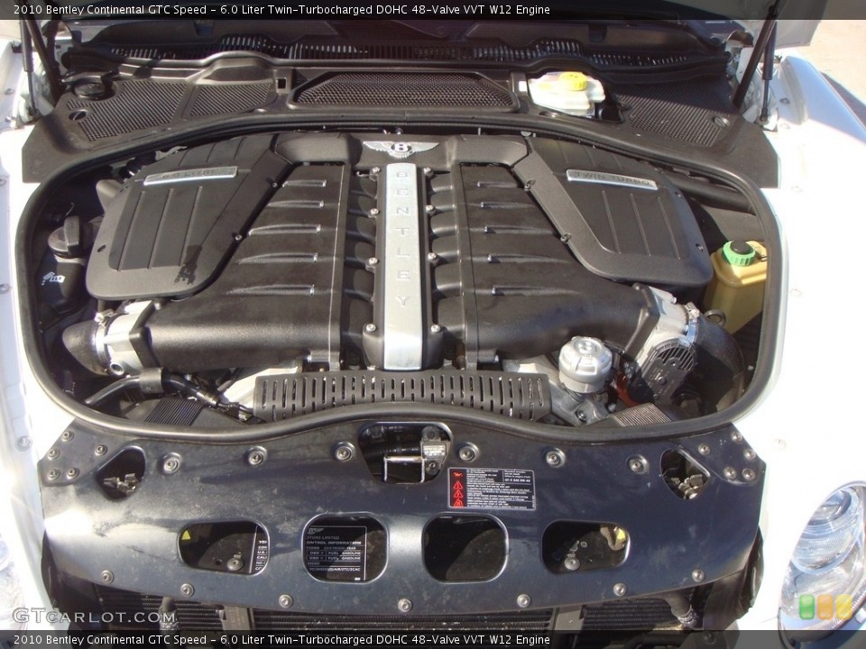 6.0 Liter Twin-Turbocharged DOHC 48-Valve VVT W12 Engine for the 2010 Bentley Continental GTC #136298720