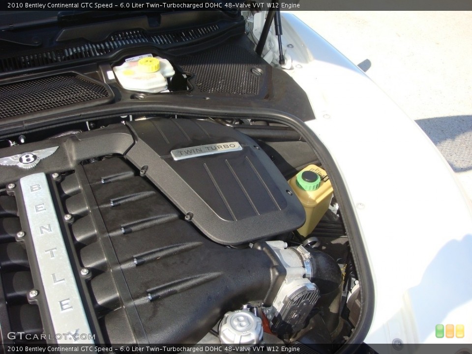 6.0 Liter Twin-Turbocharged DOHC 48-Valve VVT W12 Engine for the 2010 Bentley Continental GTC #136298783