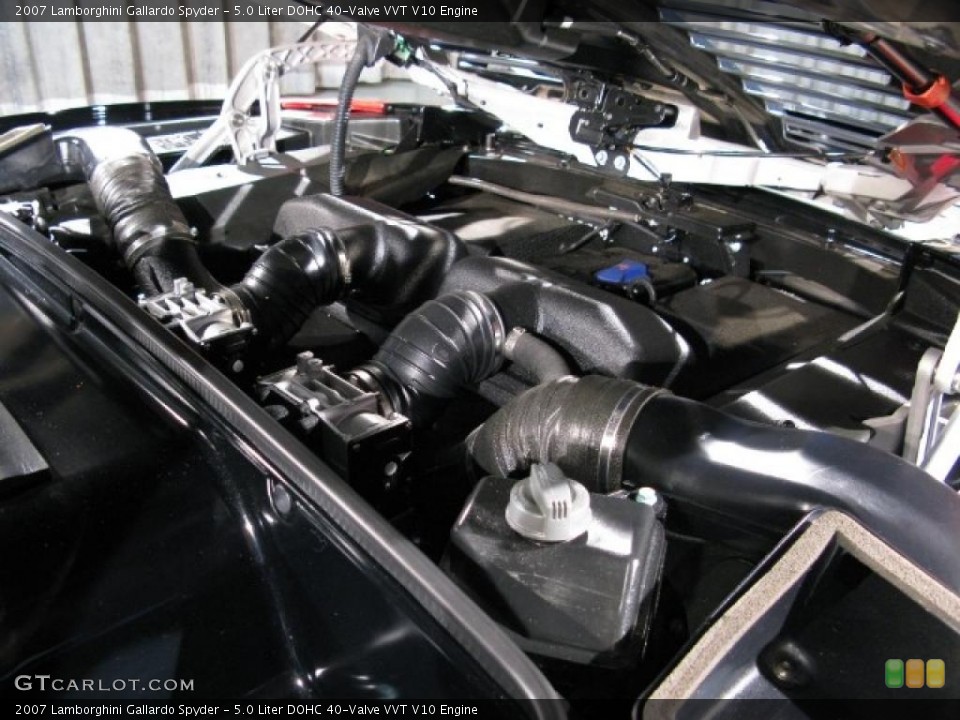 5.0 Liter DOHC 40-Valve VVT V10 Engine for the 2007 Lamborghini Gallardo #13640307