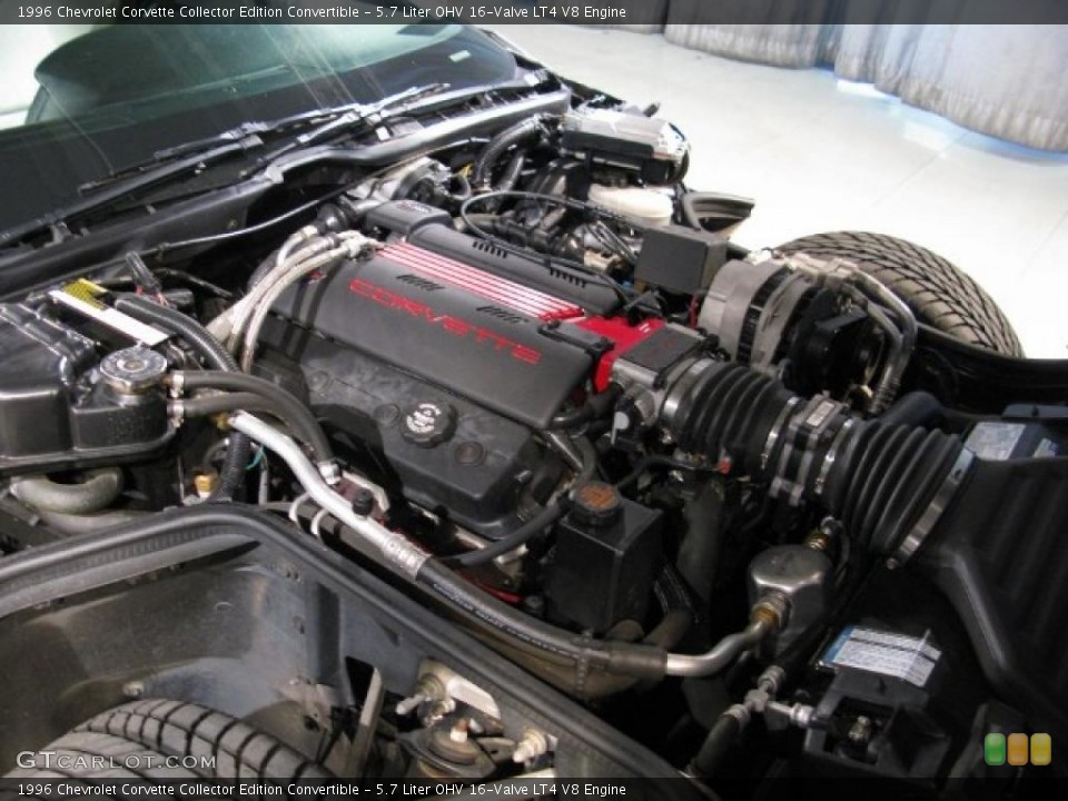 5.7 Liter OHV 16-Valve LT4 V8 1996 Chevrolet Corvette Engine