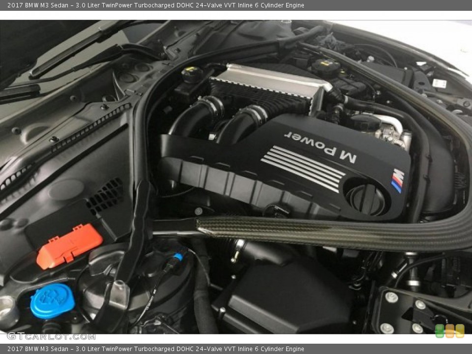 3.0 Liter TwinPower Turbocharged DOHC 24-Valve VVT Inline 6 Cylinder Engine for the 2017 BMW M3 #136414273