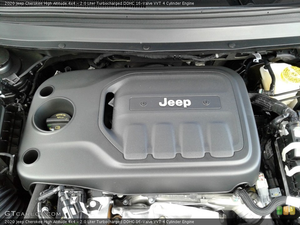 2.0 Liter Turbocharged DOHC 16-Valve VVT 4 Cylinder 2020 Jeep Cherokee Engine