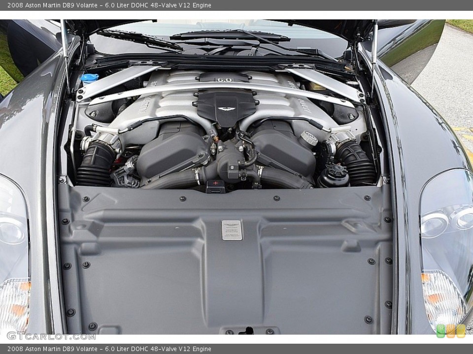 6.0 Liter DOHC 48-Valve V12 Engine for the 2008 Aston Martin DB9 #136443012