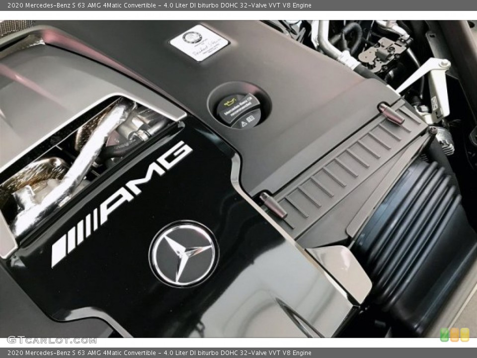 4.0 Liter DI biturbo DOHC 32-Valve VVT V8 Engine for the 2020 Mercedes-Benz S #136500766