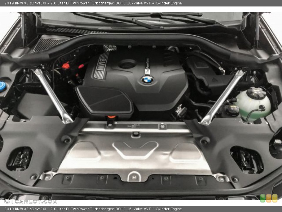 2.0 Liter DI TwinPower Turbocharged DOHC 16-Valve VVT 4 Cylinder 2019 BMW X3 Engine
