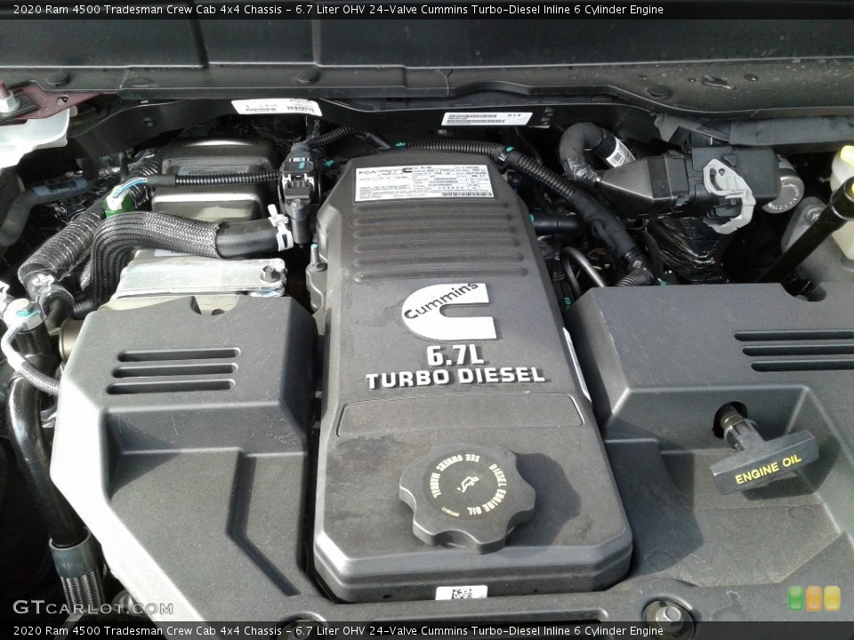 6.7 Liter OHV 24-Valve Cummins Turbo-Diesel Inline 6 Cylinder Engine for the 2020 Ram 4500 #136603905