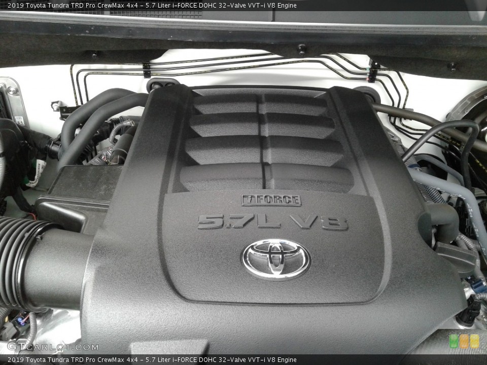 5.7 Liter i-FORCE DOHC 32-Valve VVT-i V8 Engine for the 2019 Toyota Tundra #136604706
