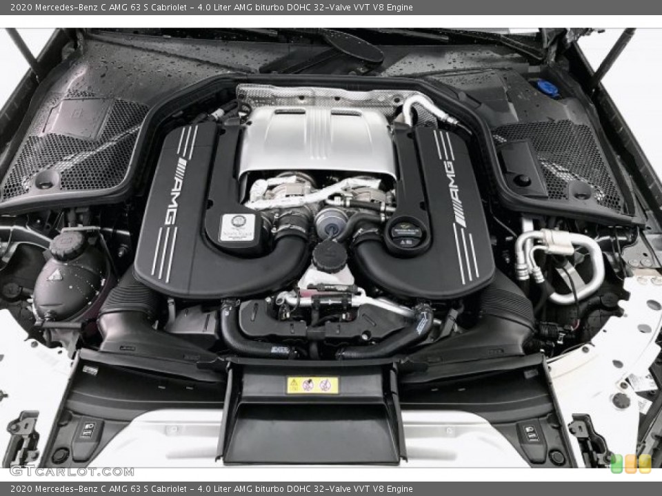 4.0 Liter AMG biturbo DOHC 32-Valve VVT V8 Engine for the 2020 Mercedes-Benz C #136609533