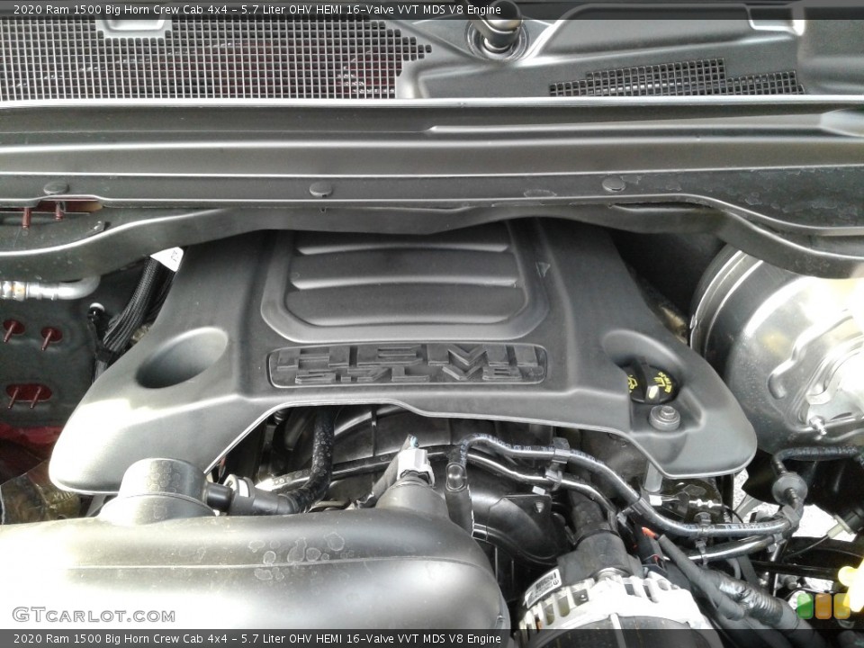 5.7 Liter OHV HEMI 16-Valve VVT MDS V8 2020 Ram 1500 Engine