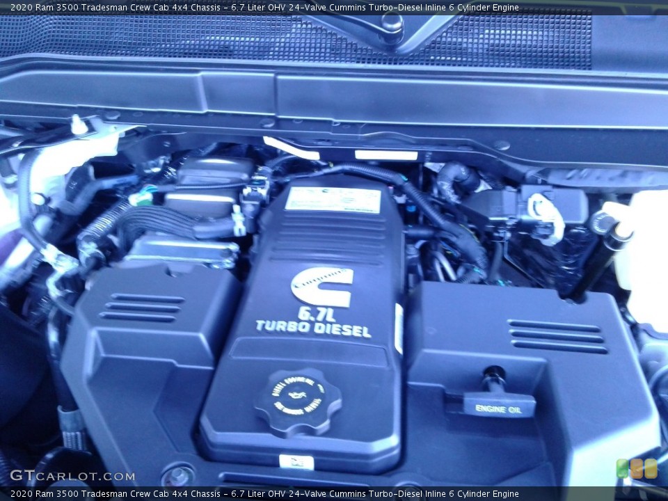 6.7 Liter OHV 24-Valve Cummins Turbo-Diesel Inline 6 Cylinder Engine for the 2020 Ram 3500 #136623225