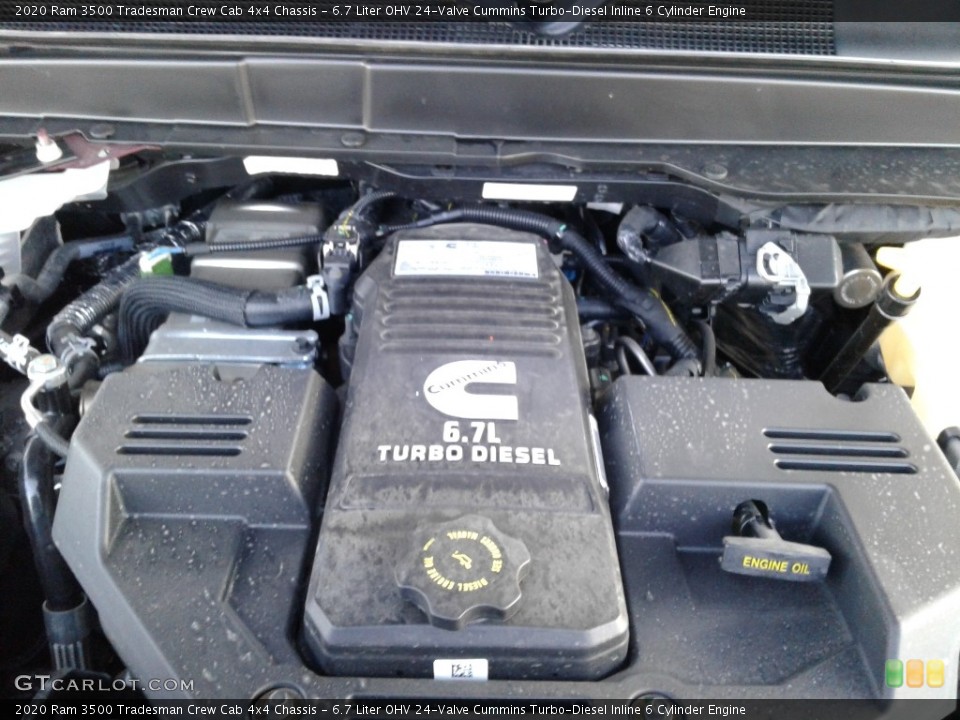 6.7 Liter OHV 24-Valve Cummins Turbo-Diesel Inline 6 Cylinder Engine for the 2020 Ram 3500 #136639624