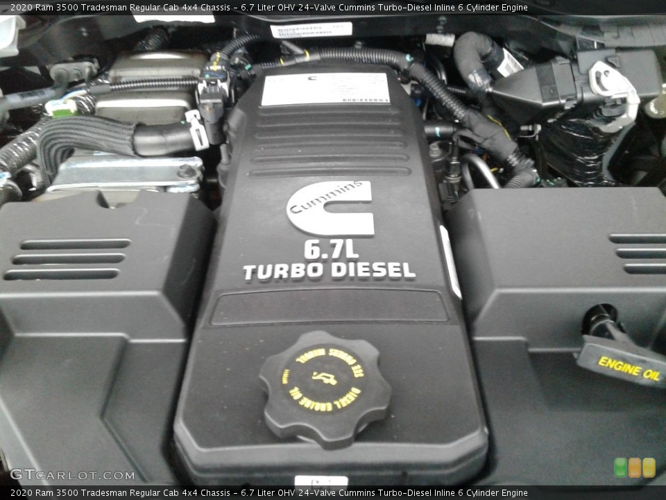 6.7 Liter OHV 24-Valve Cummins Turbo-Diesel Inline 6 Cylinder Engine for the 2020 Ram 3500 #136666187