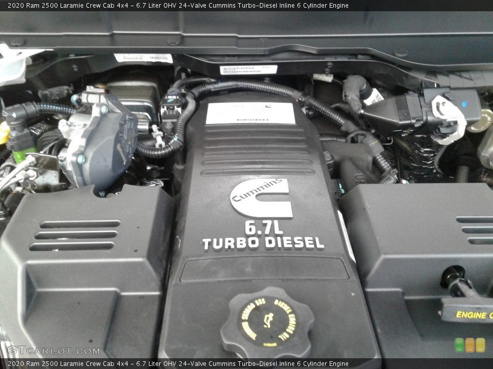 6.7 Liter OHV 24-Valve Cummins Turbo-Diesel Inline 6 Cylinder Engine for the 2020 Ram 2500 #136693014