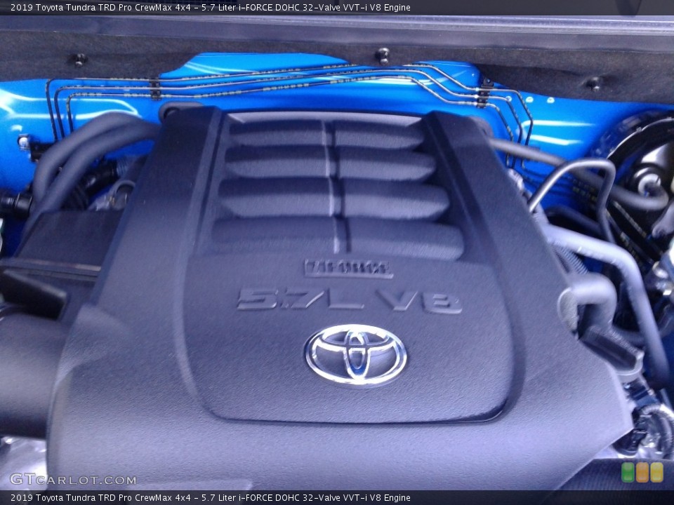 5.7 Liter i-FORCE DOHC 32-Valve VVT-i V8 Engine for the 2019 Toyota Tundra #136728469