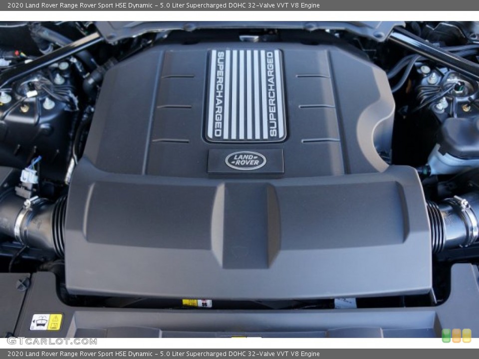 5.0 Liter Supercharged DOHC 32-Valve VVT V8 Engine for the 2020 Land Rover Range Rover Sport #136742513