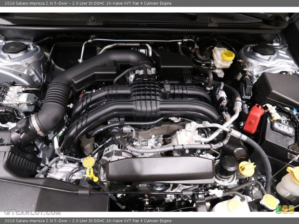 2.0 Liter DI DOHC 16-Valve VVT Flat 4 Cylinder 2019 Subaru Impreza Engine