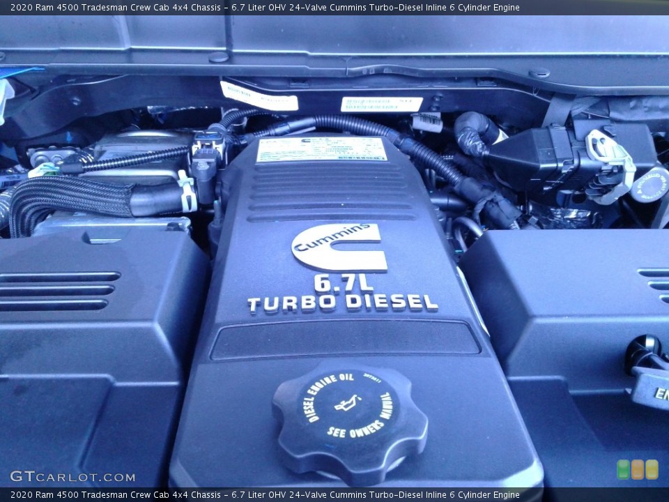 6.7 Liter OHV 24-Valve Cummins Turbo-Diesel Inline 6 Cylinder Engine for the 2020 Ram 4500 #136929039