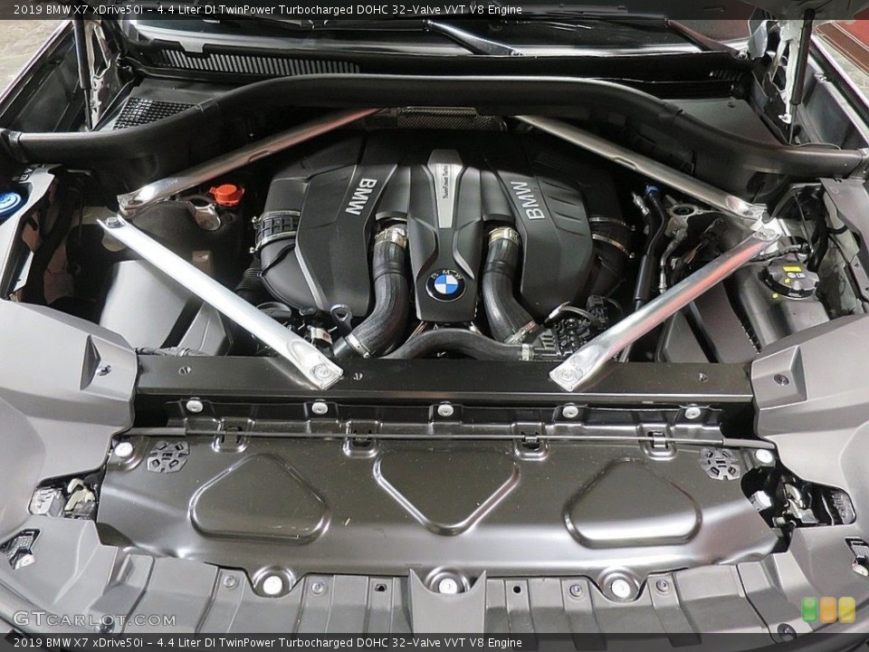 4.4 Liter DI TwinPower Turbocharged DOHC 32-Valve VVT V8 2019 BMW X7 Engine