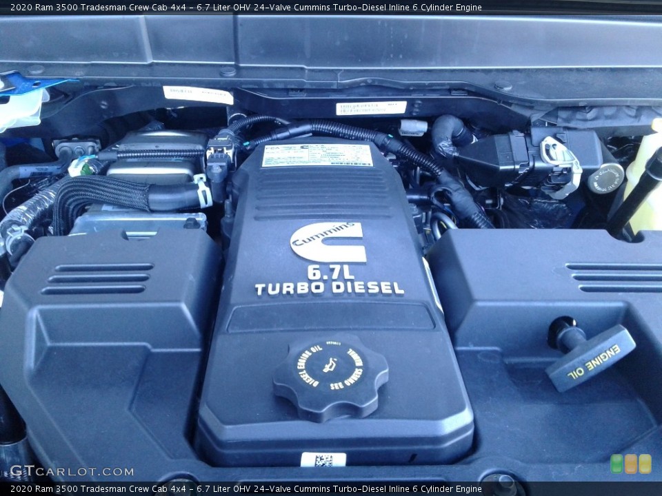 6.7 Liter OHV 24-Valve Cummins Turbo-Diesel Inline 6 Cylinder Engine for the 2020 Ram 3500 #136999039
