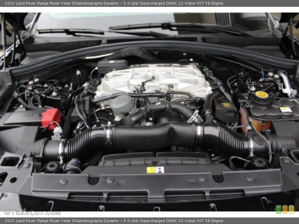 5.0 Liter Supercharged DOHC 32-Valve VVT V8 Engine for the 2020 Land Rover Range Rover Velar #137043156
