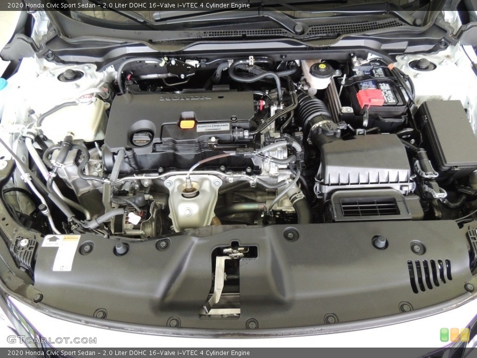 2.0 Liter DOHC 16-Valve i-VTEC 4 Cylinder Engine for the 2020 Honda Civic #137079476