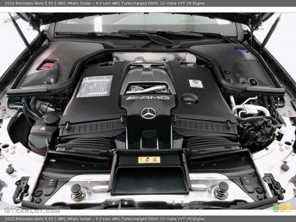 4.0 Liter AMG Turbocharged DOHC 32-Valve VVT V8 2020 Mercedes-Benz E Engine